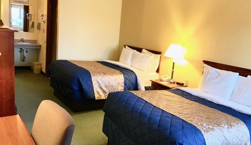 Habitación Confort doble, 2 camas dobles, vistas al campo de golf