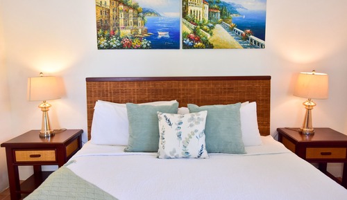 Habitación Confort doble, 1 cama de matrimonio grande, terraza, vistas al mar