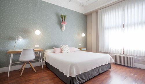 Habitación básica doble (Baño privado externo)