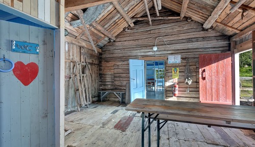 Economy Cottage (Private bathroom in separate building, Loft Beds w/stairs)