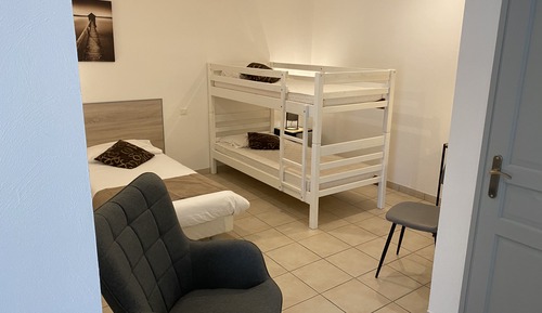 Habitación familiar, varias camas