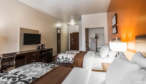 Habitación, 2 camas de matrimonio, accesible para personas con discapacidad, no fumadores
