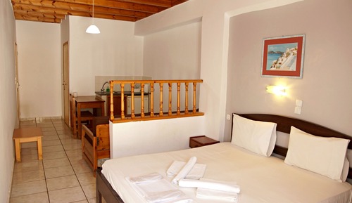 Habitación cuádruple, vistas al mar