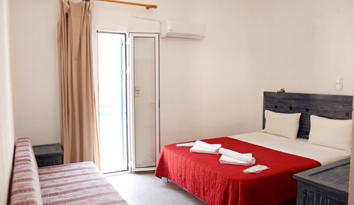 Habitación doble, 1 cama doble, terraza, vistas al mar