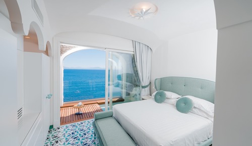 Suite junior, 1 habitación, bañera de hidromasaje, vistas al mar