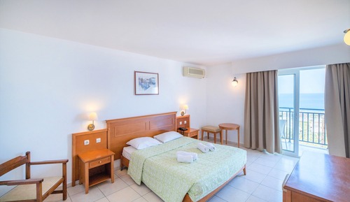 Habitación doble, vistas al mar