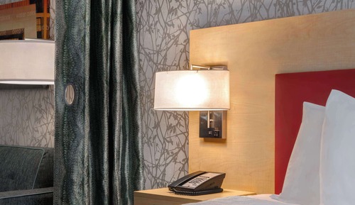 Estudio, 2 camas de matrimonio, accesible para personas con discapacidad, bañera