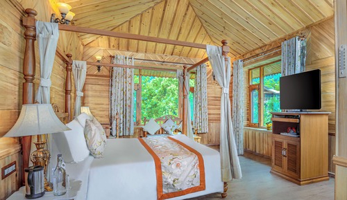 Habitación Deluxe, 1 cama de matrimonio (Rohtang View Double)