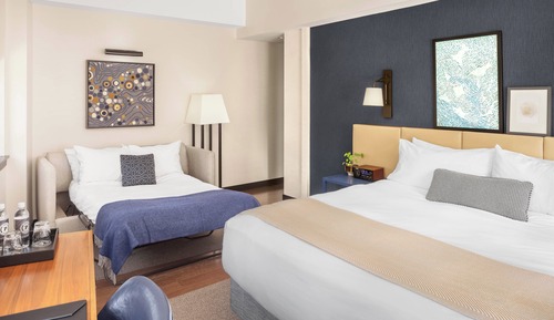 Habitación ejecutiva, 1 cama de matrimonio grande con sofá cama
