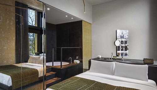 Habitación, 1 cama de matrimonio grande, no fumadores, bañera