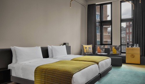 Habitación, 2 camas individuales, no fumadores, vistas a la ciudad