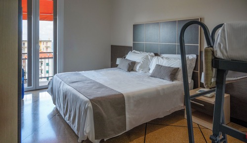 Habitación familiar, vistas al mar