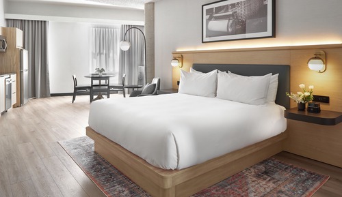 Habitación estándar, 1 cama de matrimonio grande, cocina básica