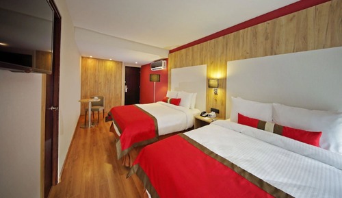 Habitación, 2 camas de matrimonio, no fumadores