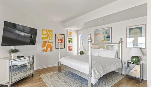 Suite de lujo, 1 cama de matrimonio grande, chimenea, vistas a la bahía (Jacuzzi Contemporary)