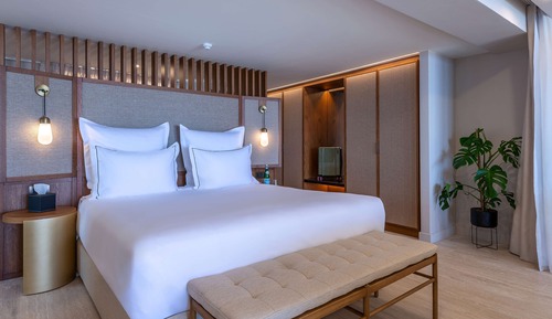 Suite de luna de miel, 1 cama de matrimonio grande, piscina privada