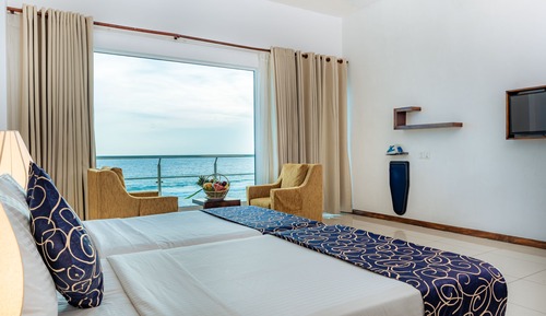 Habitación Deluxe con 1 cama doble o 2 individuales, vistas al mar