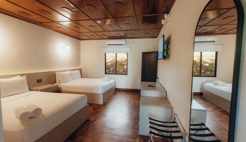 Habitación Deluxe doble, 2 camas de matrimonio