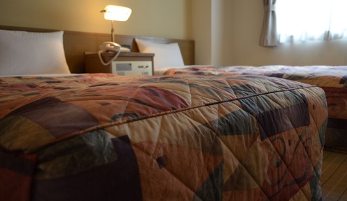 Habitación estándar con 2 camas individuales, no fumadores, vistas a la montaña (Single Use)