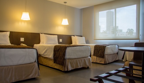 Habitación cuádruple estándar, 3 camas individuales
