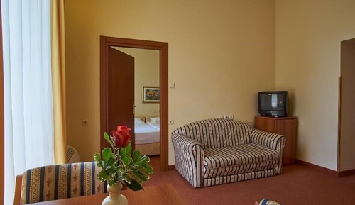 Suite park side (bedroom and living room)