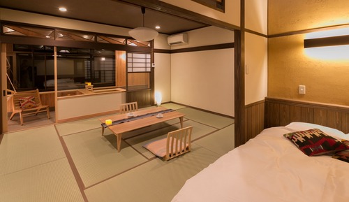 Habitación doble (Tatami Area, Hot Spring Bath - Ran)