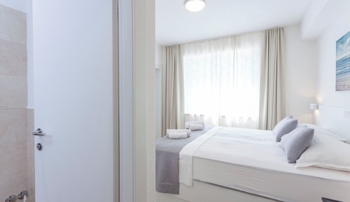 Habitación cuádruple, 2 habitaciones, balcón, vistas al mar