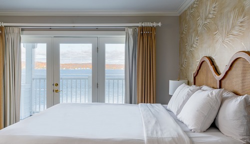 Habitación de lujo, 1 cama de matrimonio grande, vistas al lago