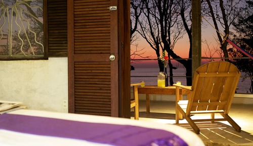 Cabaña, 1 cama King size, vista al mar (Habitacion Ovalada)