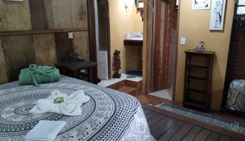 Cabaña clásica, vistas al jardín
