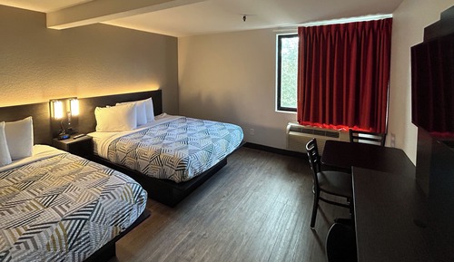 Habitación estándar, 2 camas de matrimonio, no fumadores, cocina básica