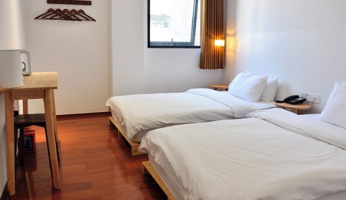 Habitación exclusiva con 2 camas individuales