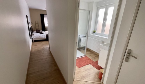 Habitación Confort doble, baño privado, vistas al patio (1er étage)