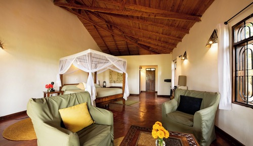 Habitación estándar doble, vistas al jardín