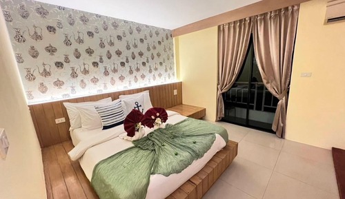 Habitación doble superior, balcón
