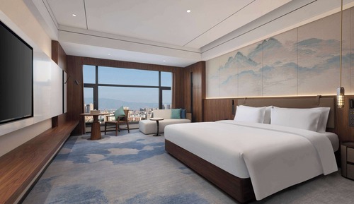 Habitación Deluxe, 1 cama de matrimonio grande con sofá cama, vistas a la montaña