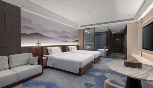 Habitación Deluxe, varias camas, vistas a la ciudad