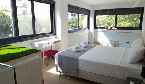 Suite superior, vistas al parque