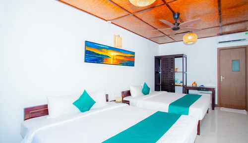 Habitación Deluxe con 2 camas individuales, vistas al mar