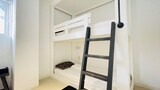 Habitación cuádruple económica, varias camas, no fumadores, vistas a la ciudad