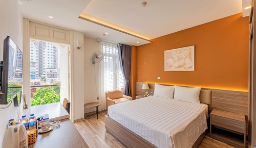 Habitación Deluxe doble, balcón, vistas a la ciudad