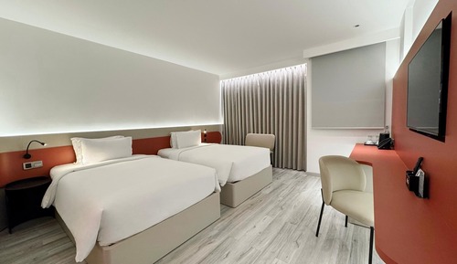 Habitación sénior con 2 camas individuales