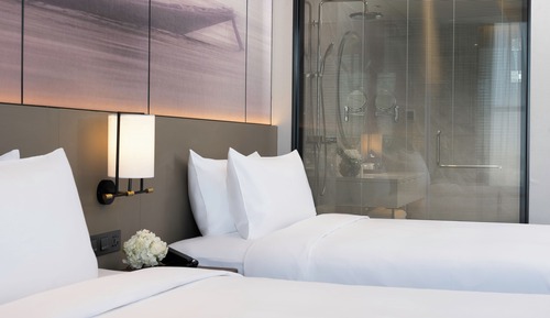 Habitación Deluxe con 2 camas individuales, vistas a la ciudad