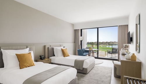 Habitación Deluxe con 2 camas individuales, vistas al campo de golf