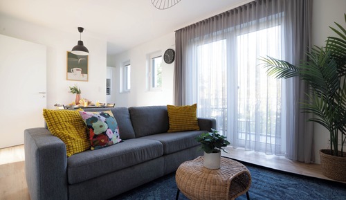 Apartamento Deluxe, balcón