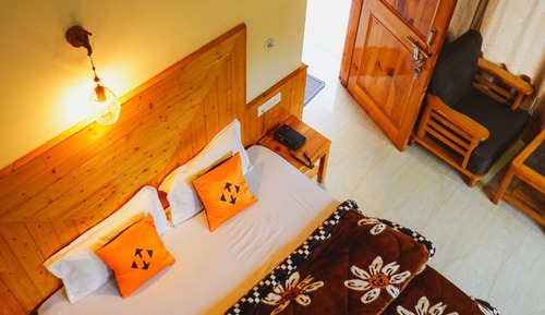 Habitación cuádruple Premium, balcón, vistas a la montaña