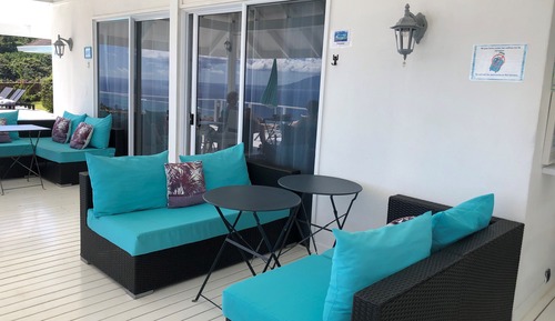 Habitación familiar, vistas al mar