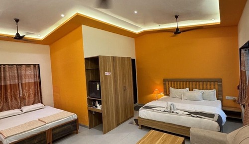 Habitación cuádruple superior, vistas al jardín