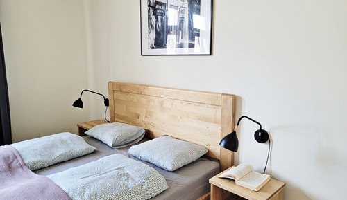 Suite estudio estándar, 1 cama doble, vistas a la ciudad