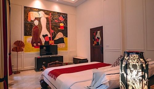 Suite, vistas a la piscina